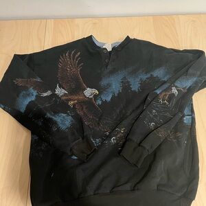 American Vintage Black Eagle Sweatshirt